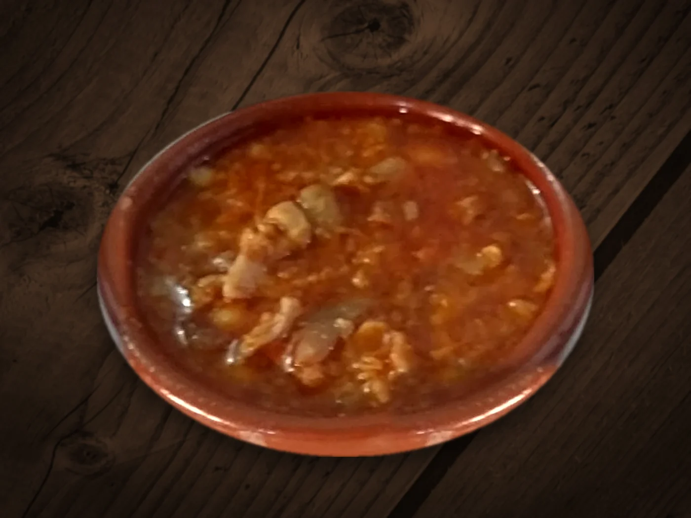 Callos de buey en Bodega El Chache, Granada